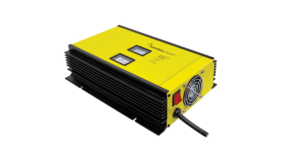 Samlex America 80A Battery Charger - 12V - 2-Bank - 3-Stage w/Dip Switch &amp; Lugs - Includes Temp Sensor 67190