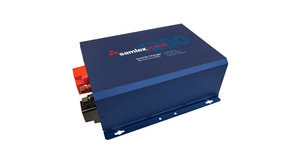 Samlex America F Series 1200W, 120V Pure Sine Inverter/Charger w/12V Input &amp; 60 Amp Charger w/Hard Wiring Evolution 74580