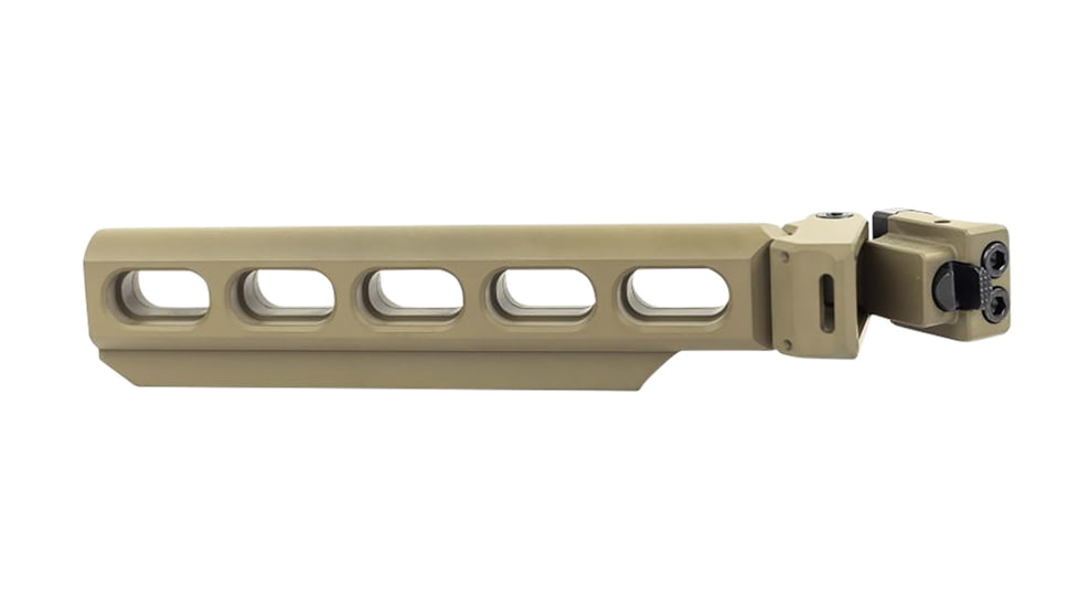 Samson B.R.E. Bufferless Receiver Extension Flat Dark Earth with Folding Picatinny Adapter, 04-06143-32