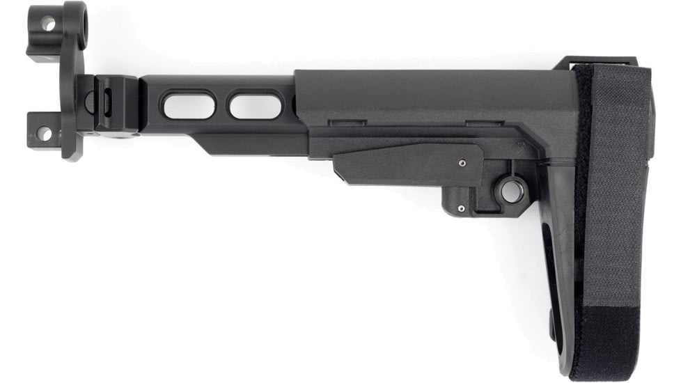 Samson B.R.E. MP5K End Cap Folding Bufferless Receiver Extension, Ambidextrous, Black, 04-06164-01