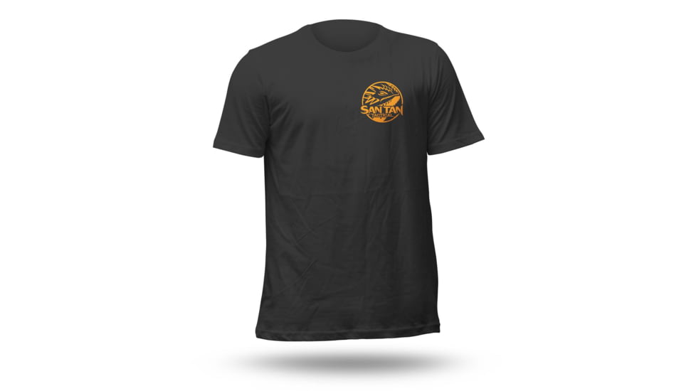 San Tan Tactical Orange Badge T-Shirt, Black, Large, STT-OBLB-LG