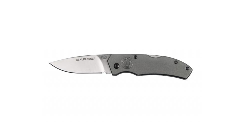 Sarge Gray Electro Lock Back Folder, SK-301G