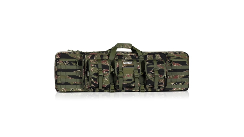 Savior Equipment American Classic Double Rifle Case, Tiger Stripe, 35in L x 12in H, RB-3612DG-V1-TIGR