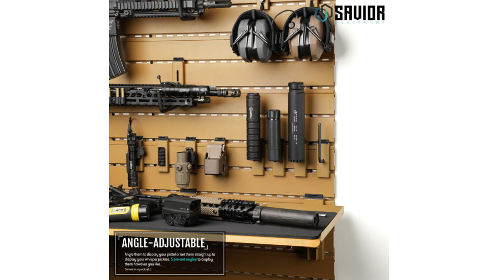 Savior Equipment Adjustable Rod for Pistol/Suppressor, 2-Pack