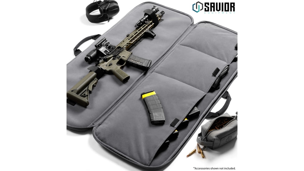 Savior Equipment Specialist 36in Single Rifle Case, Gray, 36 x 14.5 x 1, RB-SG36-WS-GS