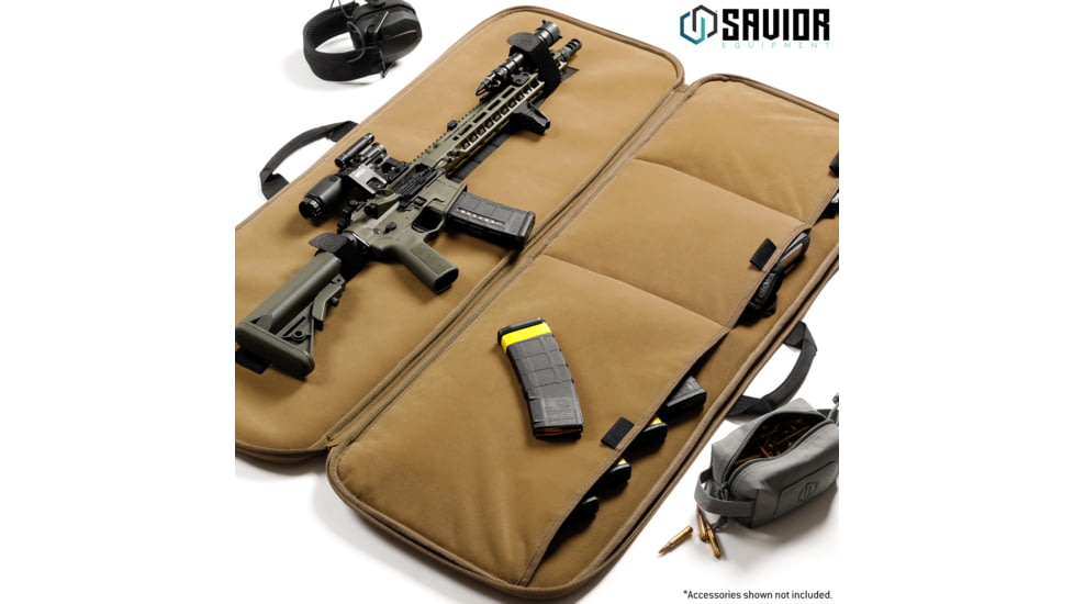 Savior Equipment Specialist 42in Single Rifle Case, Dark FDE, 42 x 14.5 x 1, RB-SG42-WS-TN