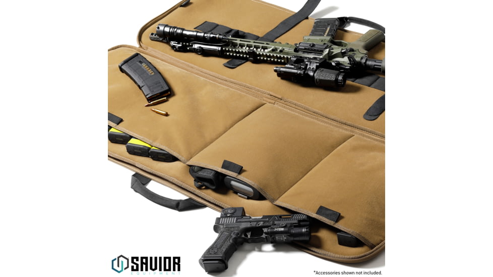 Savior Equipment Specialist 42in Single Rifle Case, Dark FDE, 42 x 14.5 x 1, RB-SG42-WS-TN