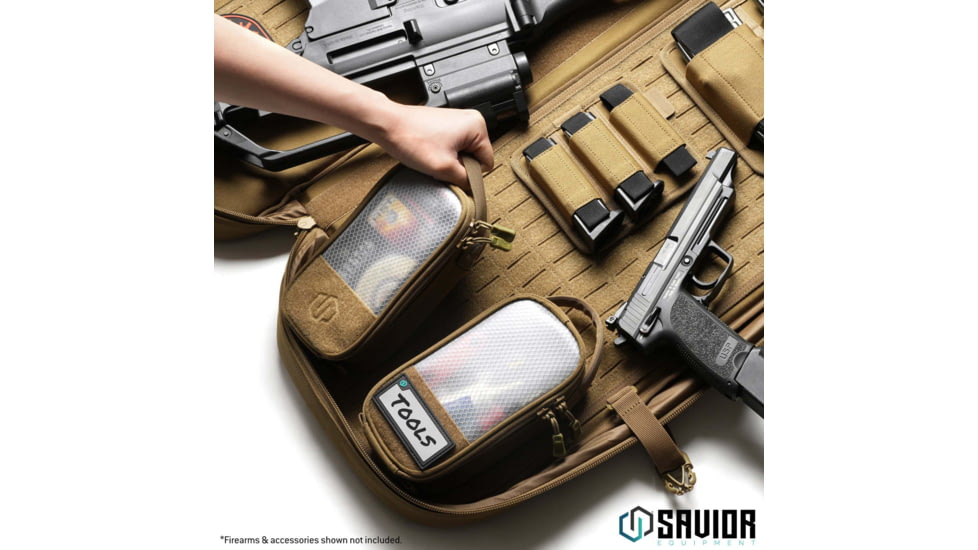 Savior Equipment Specialist LRP Core Pouch w/ Hook Backing, 2 Pack, Dark FDE, SP-CORE8X4-2P-TN