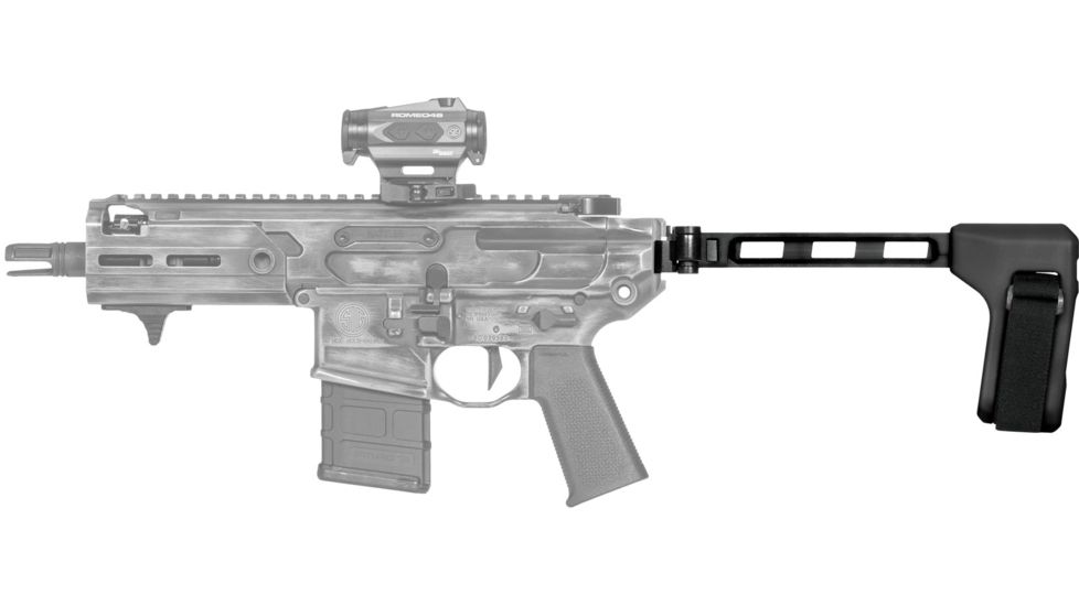 SB Tactical FS1913 Folding Pistol Stabilizing Brace, 1913 Hinge, Black, FS1913-01-SB