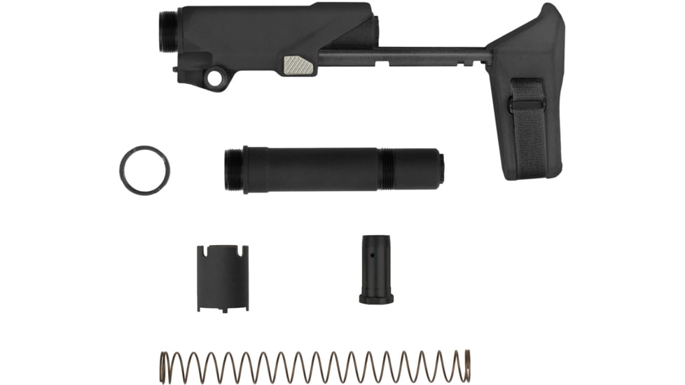 SB Tactical HB AR Rifle Brace, Black, 556/300BLK Buffer/Spring, HBAR-01-SB