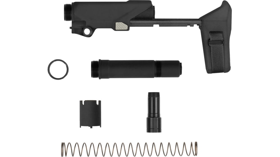 SB Tactical HB AR Rifle Brace, Black, 9mm Buffer/Spring, HBAR9-01-SB