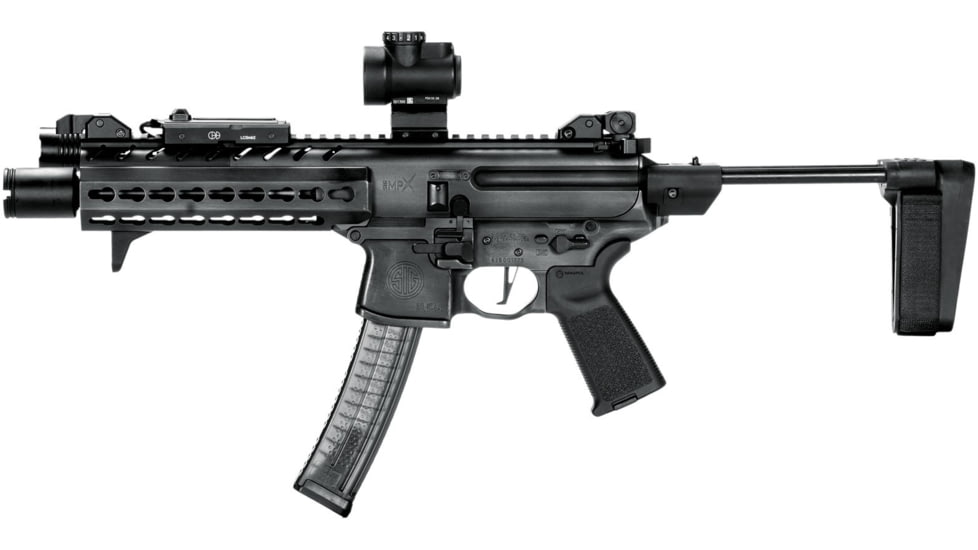 SB Tactical MPX Pistol Stabilizing Brace, Black MPX-01-SB