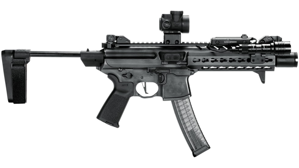 SB Tactical MPX Pistol Stabilizing Brace, Black MPX-01-SB