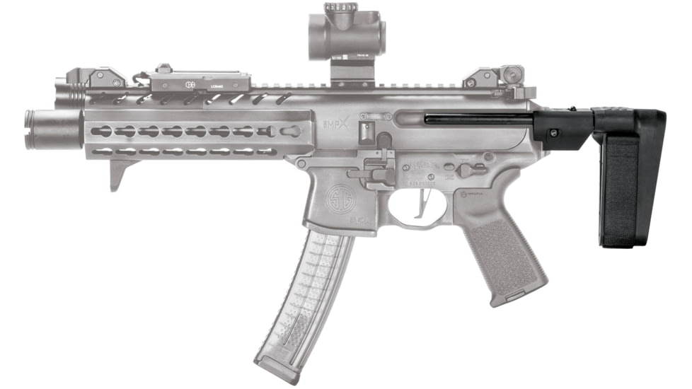 SB Tactical MPX Pistol Stabilizing Brace, Black MPX-01-SB