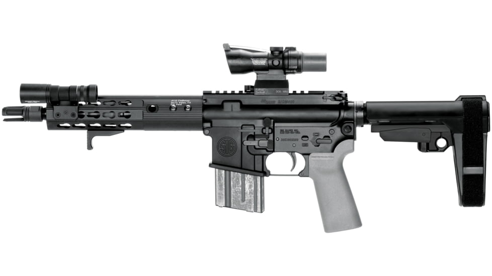 SB Tactical SBA3 5 Position Adjustable Rifle Brace, Black, SBA3X-01-SB