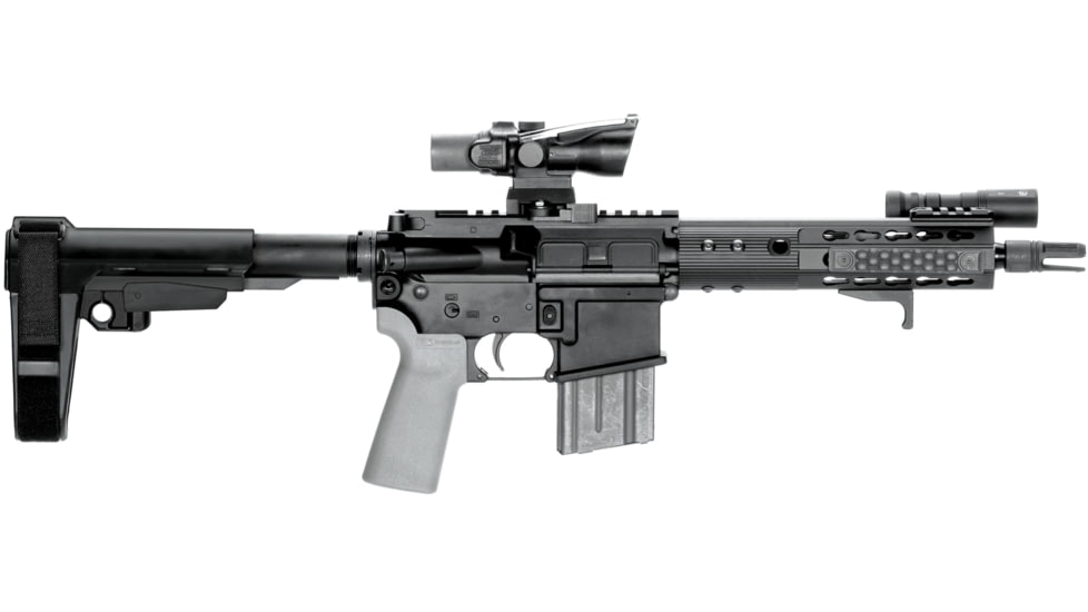 SB Tactical SBA3 5 Position Adjustable Rifle Brace, Black, SBA3X-01-SB