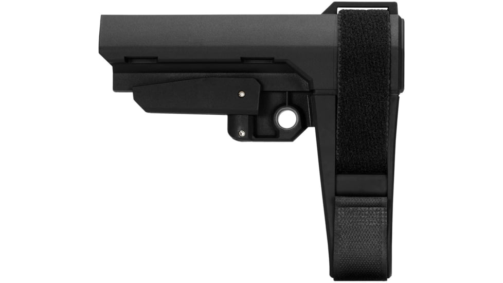 SB Tactical SBA3 5 Position Adjustable Rifle Brace, Black, SBA3X-01-SB
