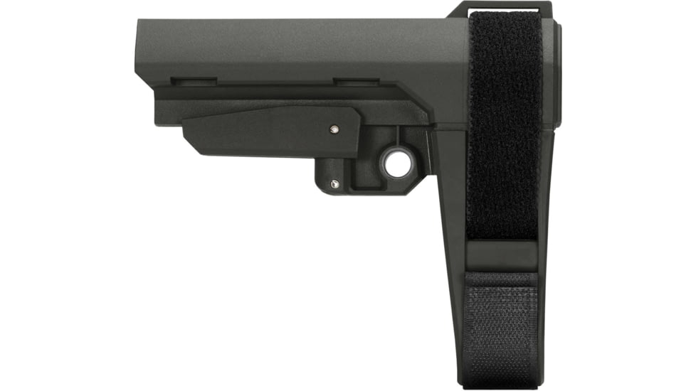 SB Tactical SBA3 5 Position Adjustable Rifle Brace, Stealth Gray, SBA3X-03M-SB