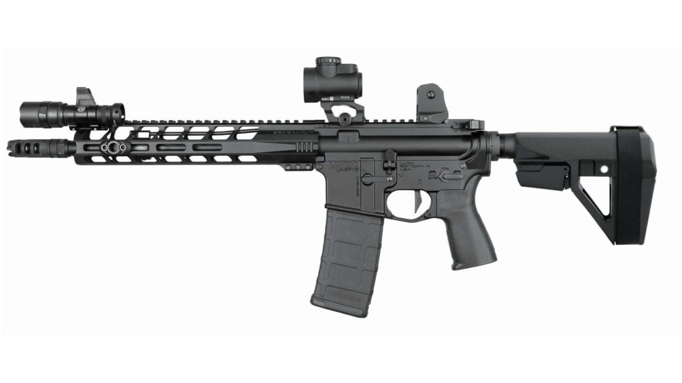 SB Tactical SBA5 5 Position Adjustable Rifle Brace, Black, SBA5X-01-SB