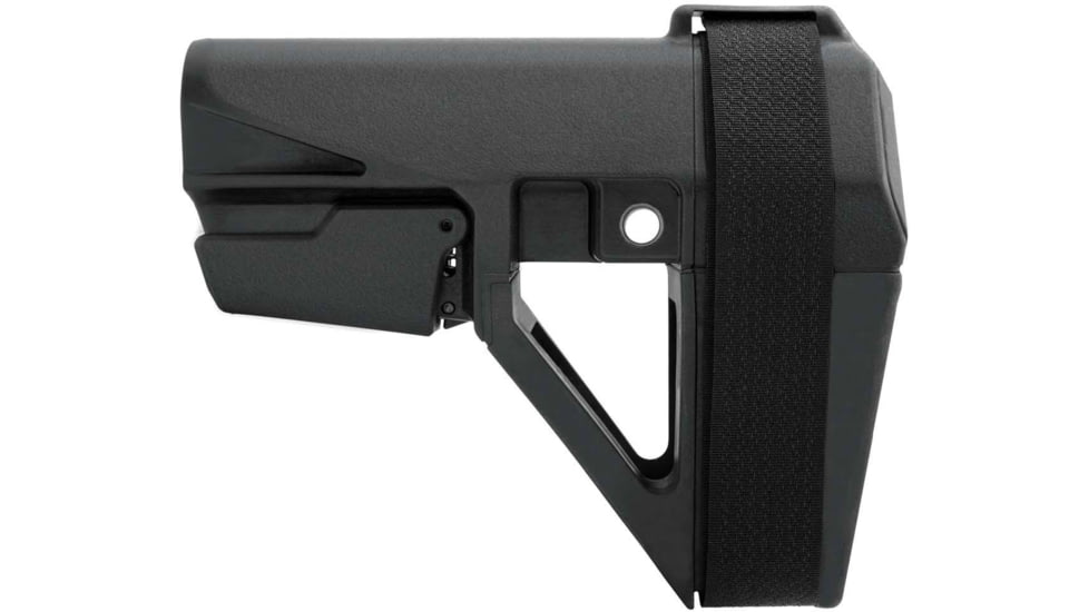 SB Tactical SBA5 5 Position Adjustable Rifle Brace, Black, SBA5X-01-SB