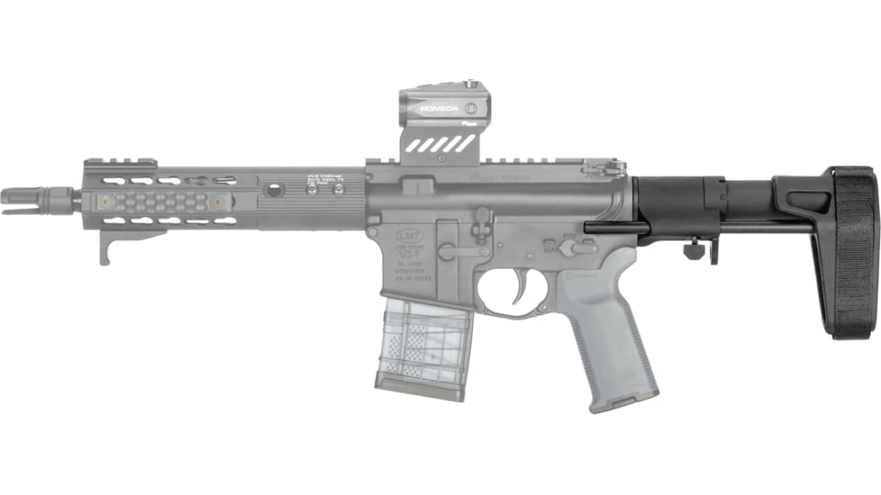 SB Tactical SBPDW Pistol Stabilizing Brace for Mil-Spec ARs, Black PDW-01-SB