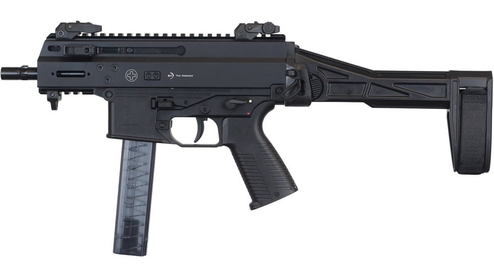 SB Tactical SBT2 Side Folding Brace, Black, Fits BT APC, HK UMP, SBT2-01-SB