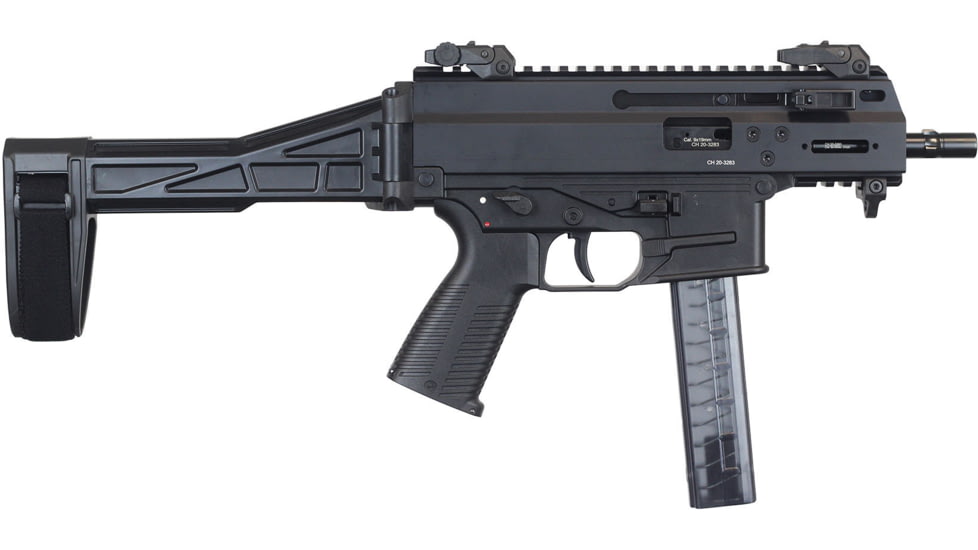 SB Tactical SBT2 Side Folding Brace, Black, Fits BT APC, HK UMP, SBT2-01-SB