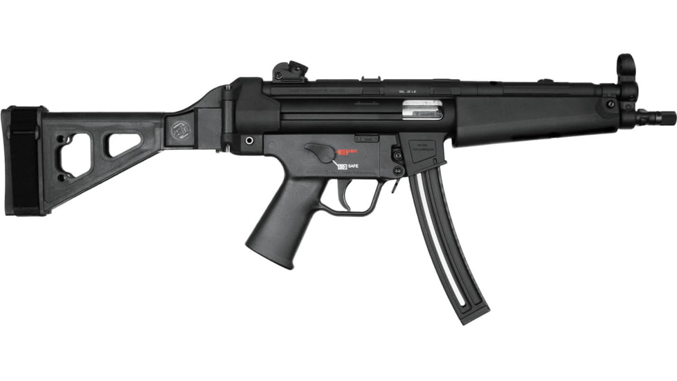 SB Tactical SBT5-22 Side Folding Brace, Black, Complete, SBT522-01-SB