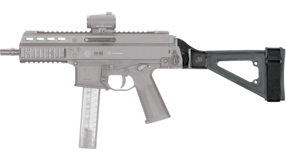 SB Tactical SBTI-01-SB Specialty Brace SBTi B&amp;T APC/HK UMP Elasto-Polymer Black