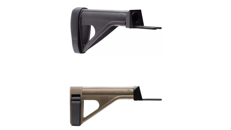 SB Tactical SOB-47 Pistol Stabilizing Brace for AK47/74, Black, Flat Dark Earth
