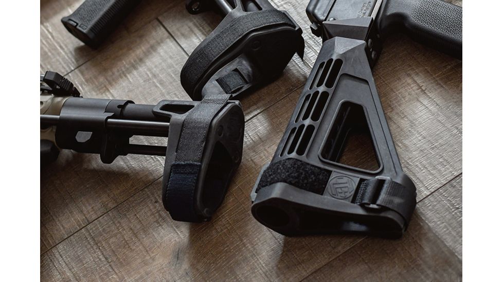 SB Tactical Stabilizing Brace kit for Mossberg 590 Shockwave, SBM, Black, 590-SBM4-01-SB