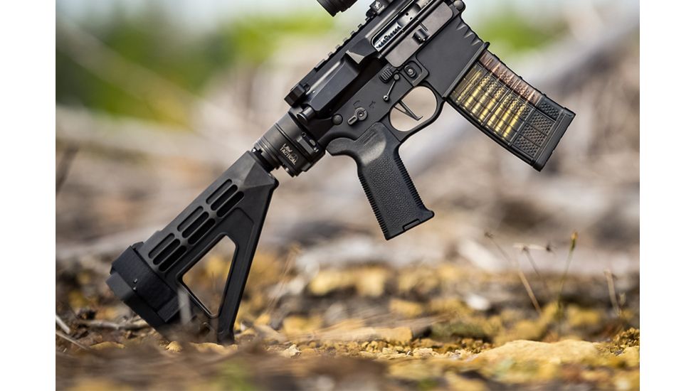 SB Tactical Stabilizing Brace kit for Mossberg 590 Shockwave, SBM, Black, 590-SBM4-01-SB