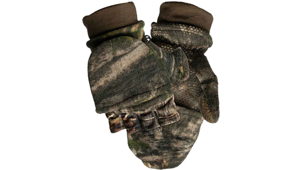 ScentLok Fleece Pop Top Gloves, Mossy Oak Country DNA, Large, 1409263