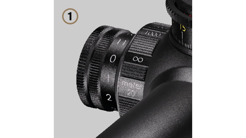 Schmidt &amp; Bender 6-36x56 PM II High PerformanceRifle Scope, 34 mm Tube, First Focal Plane, GR2ID Reticle, 1cm ccw DT27 MTC LT / ST ZC CT RAL 8000, Tan, 163-945-42F-G8-E8