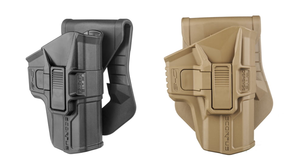 Scorpus M1 Level 2 Holster G-9R, Black, Flat Dark Earth