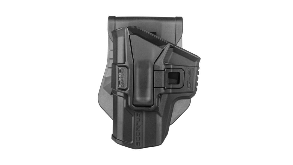 Scorpus M1 Level 1 Holster, Glock 19, Left Hand, Black, sc-g9slhb