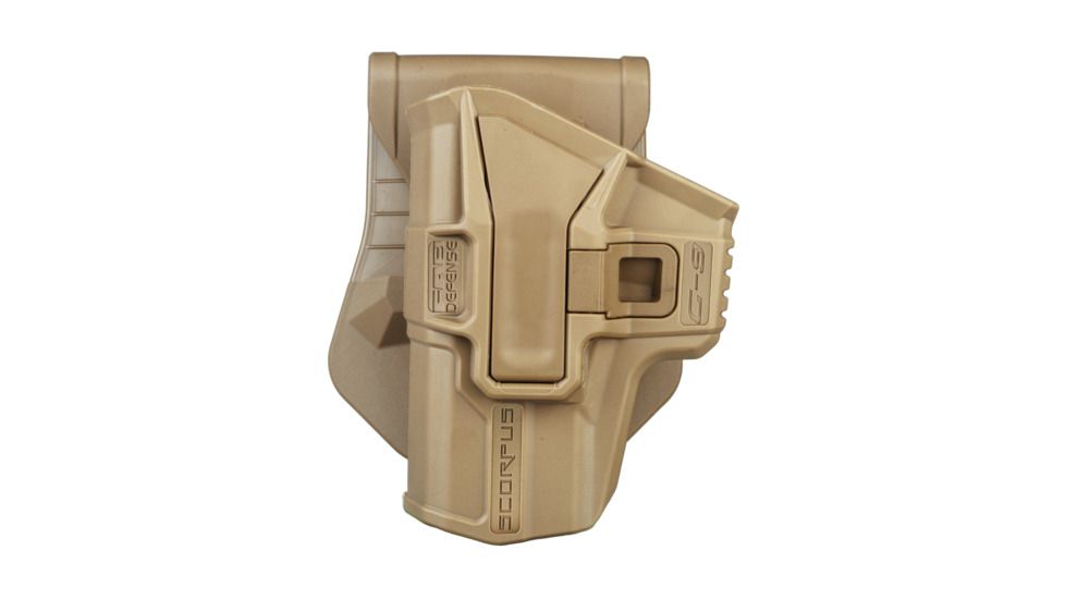 Scorpus M1 Paddle/Belt Level 1 Holster, Glock 9mm, Left Hand, Flat Dark Earth, 3QG-HT-SCM1LH-SC-G9LHT