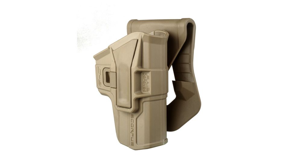 Scorpus M1 Paddle/Belt Level 1 Holster, Glock 9mm, Right Hand, Flat Dark Earth, 3QG-HT-SCM1LH-SC-G9T