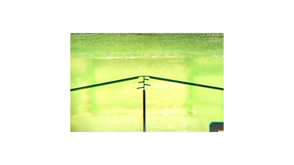 SeeAll Open Sights MK2 Tritium Night Sight Rail Mount, Crosshair, Black, 806802767611