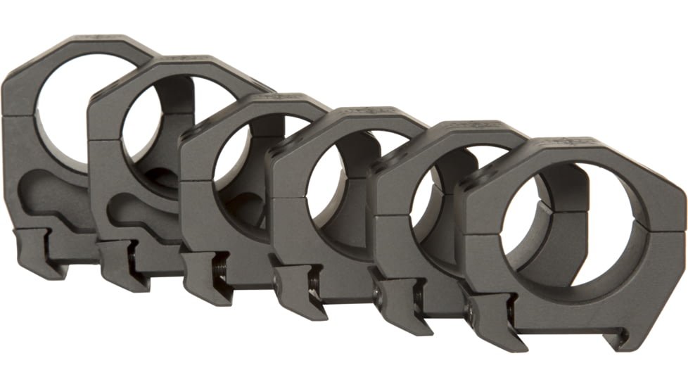 Seekins Precision 30mm Tube Rifle Scope Rings, 1.45in AR High, 4 Cap Screw, 0010620018 - F