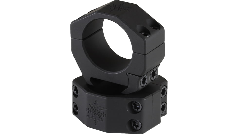 Seekins Precision 30mm Tube Rifle Scope Rings, 1.45in AR High, 4 Cap Screw, 0010620018 - F