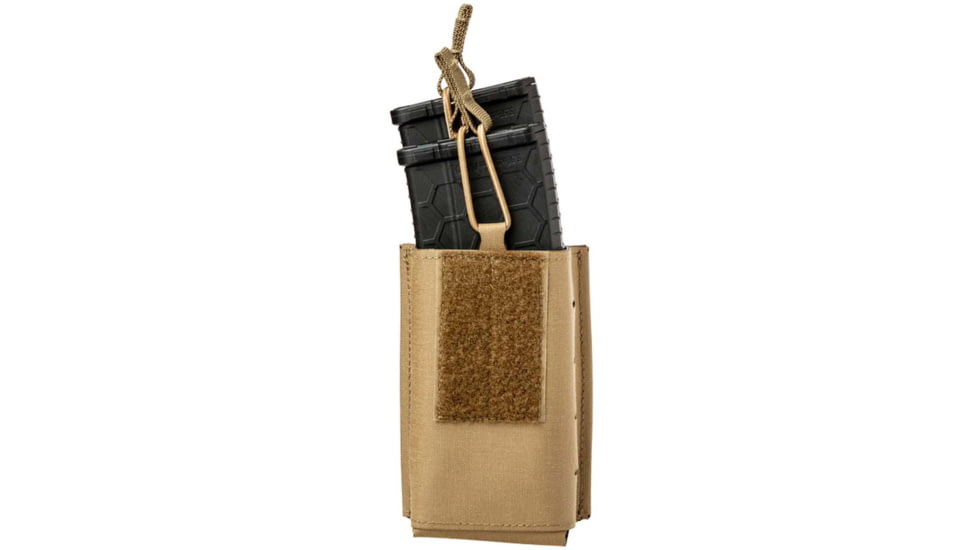 Sentry Gunnar AR/AK Double Stacked Rifle Mag Pouch, Coyote Brown, Double, 25NP07CB