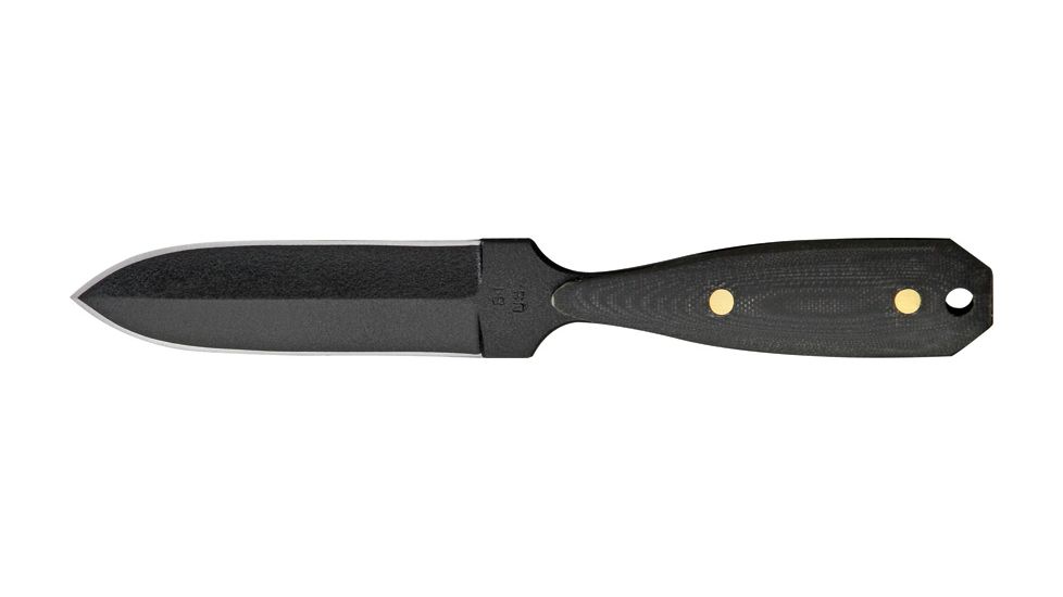 Shadow Tech Dagger Fixed Knife, 1095 high carbon steel double edge dagger blade wi, Black G-10 handle STK013