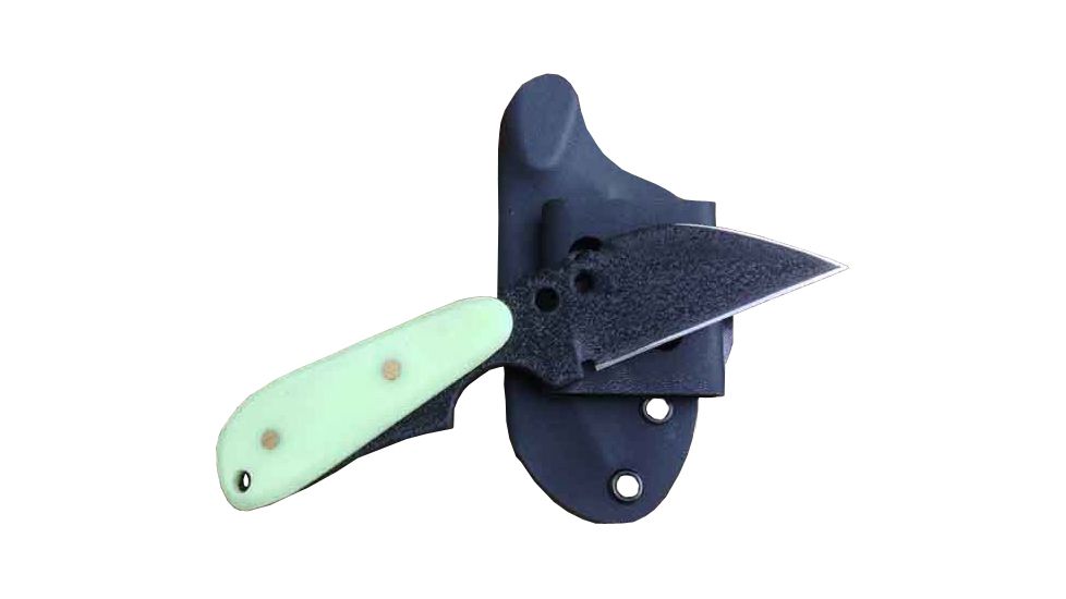 Shadow Tech Raptor 2, Moonglow Handle, Black Blade, Plain, w/Sheath, NO STRP2BMG