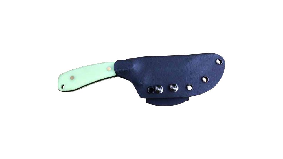 Shadow Tech Shadow Hunter, Moonglow G-10 Handle,Black Blade Plain,Sheath, NO STSHUNTMG