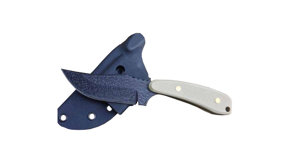 Shadow Tech Shadow Hunter, Tan G-10 Handle, Black Blade, Plain, w/Sheath, NO STSHUNTTT