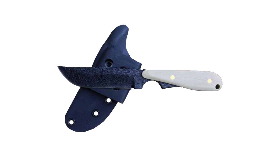 Shadow Tech Wolf, Tan G-10 Handle, Black Bowie Blade, Plain, w/Sheath, NO STWBBKTSM