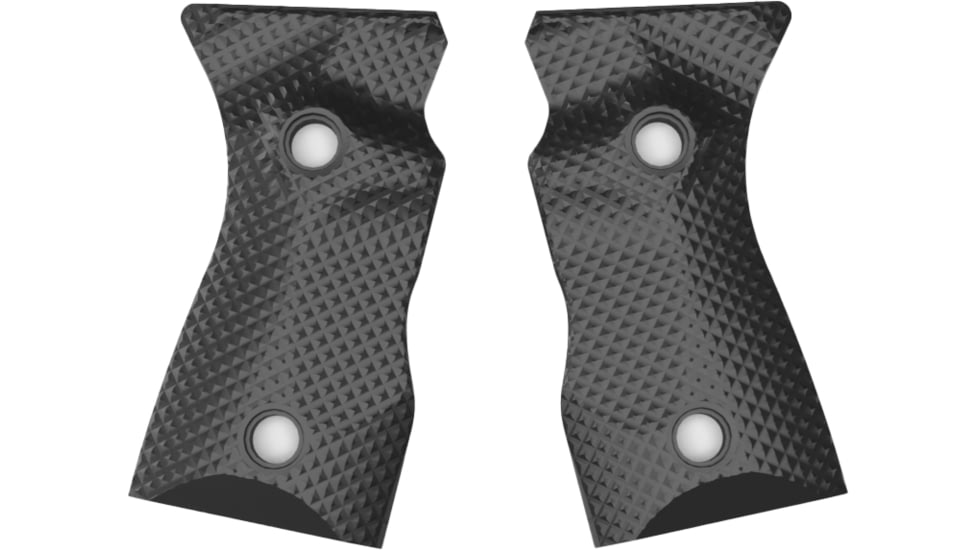ShaloTek FLEX 10R Grip Set, Black G10, F-GRIP365-10-11-01