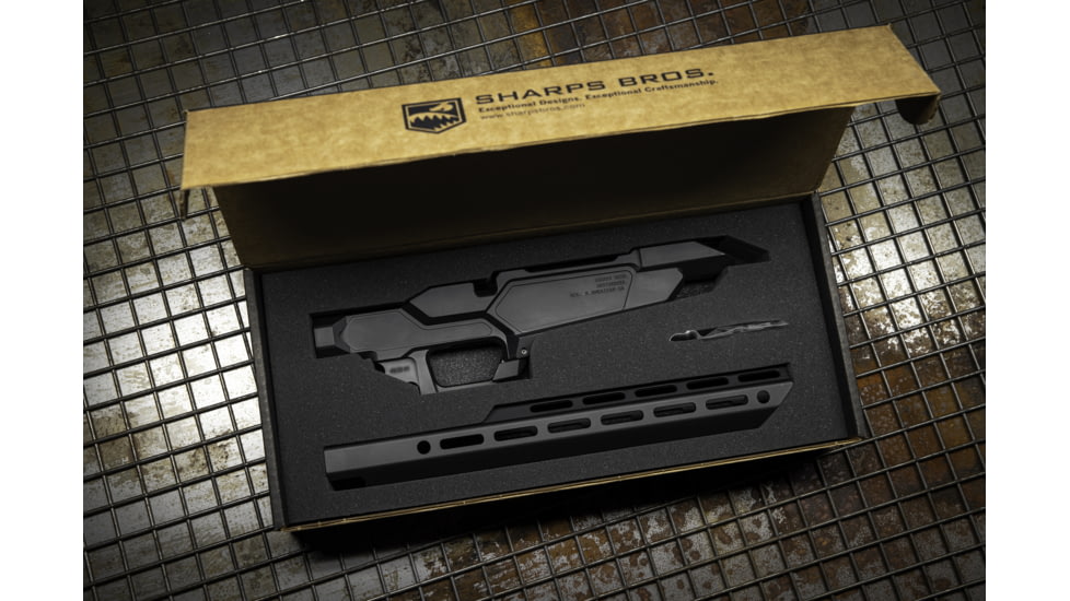 Sharps Bros SBC02 Heatseeker Matte Black Cerakote Aluminum For Ruger American S