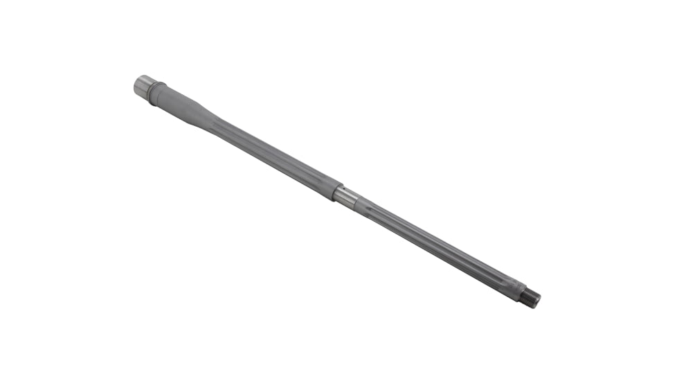 Shaw AR-10 6.5 Creedmoor Threaded Barrel, Straight Flute, 22in, HBAR Profile, 1-8 Twist, 5/8-24 Thread, Matte Stainless, AR10HBSSSF2265CM